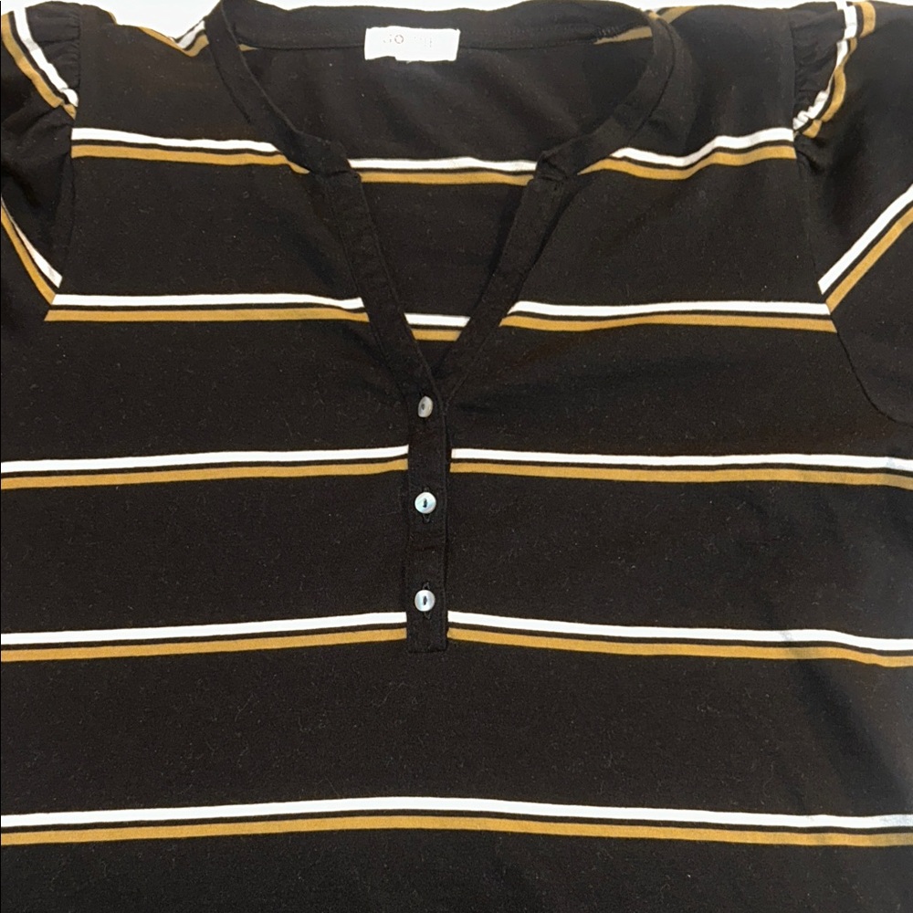 Goldie Black Top W puffy arms size L